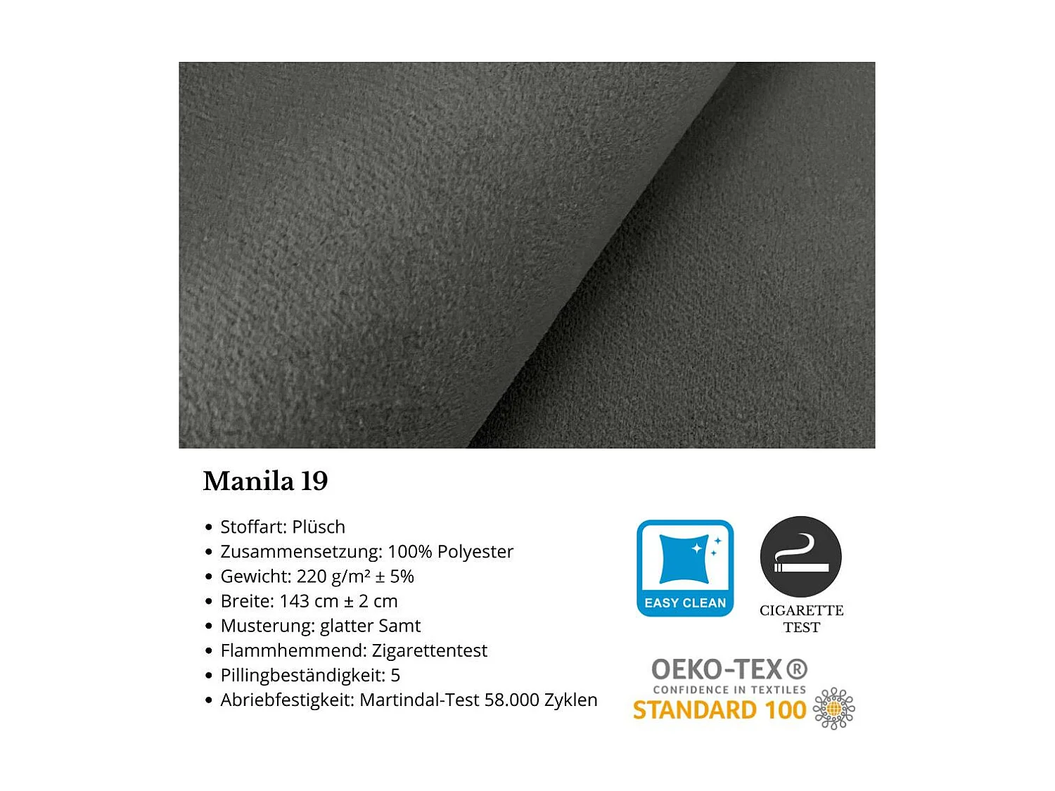 ECKSCHLAFSOFA Teramo dunkelgrau