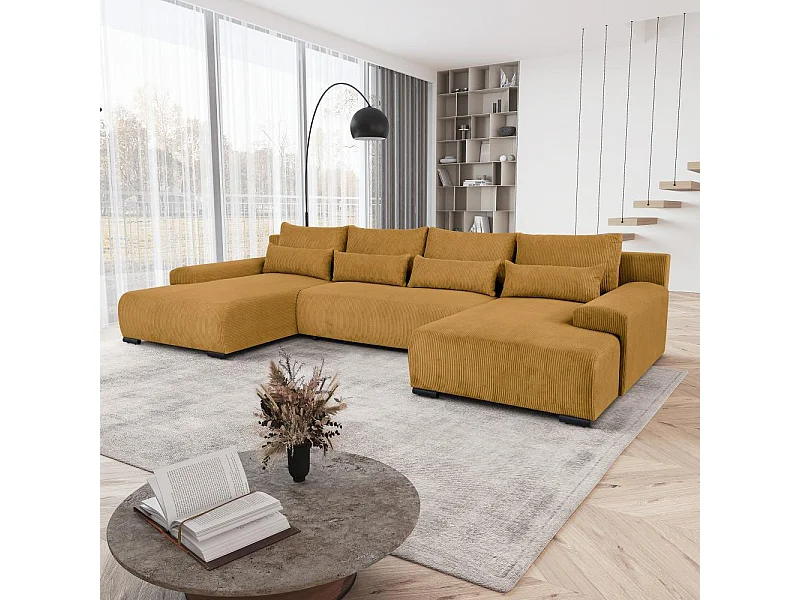 WOHNLANDSCHAFT Benny U gelb