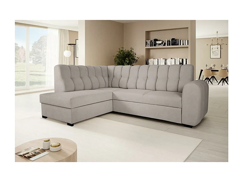 ECKSCHLAFSOFA Zoja links hellbraun