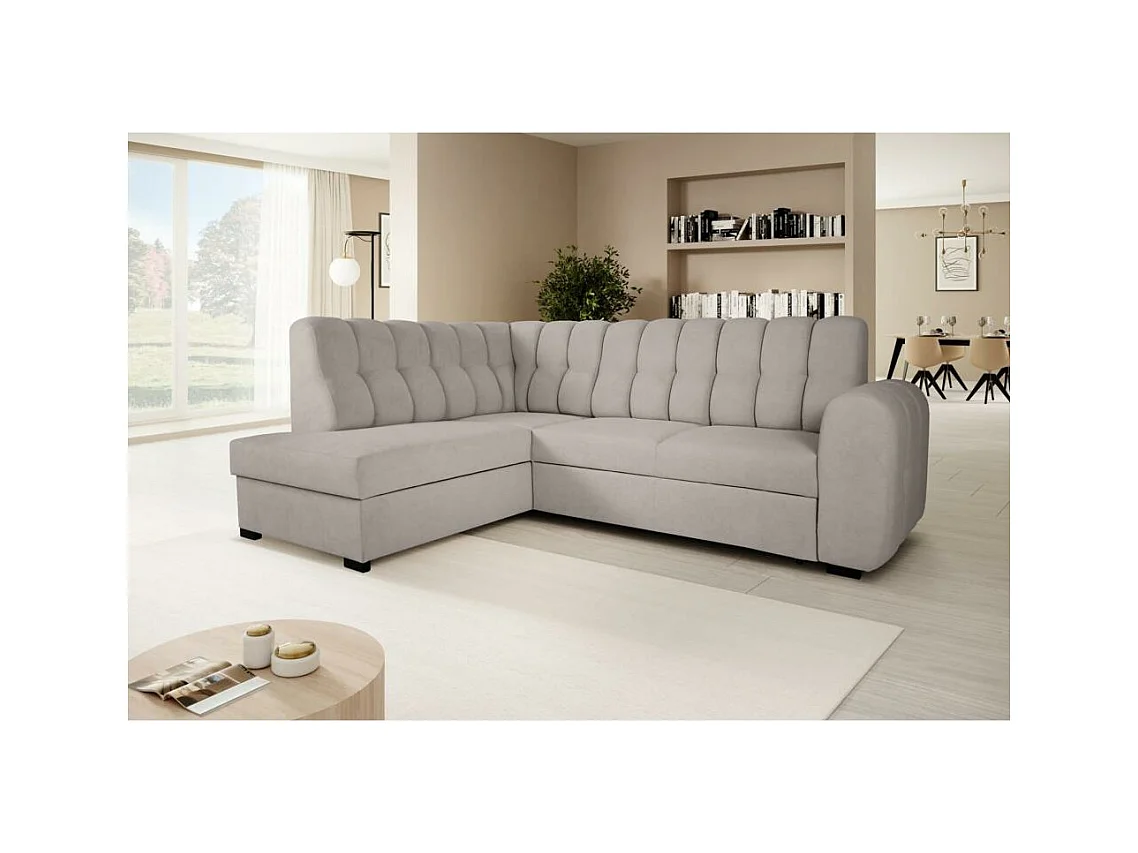 ECKSCHLAFSOFA Zoja links hellbraun