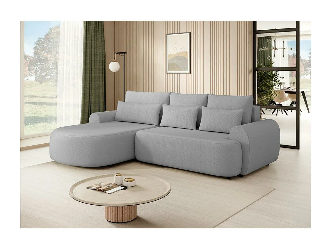 HOEKBANK Olivio L Grijs