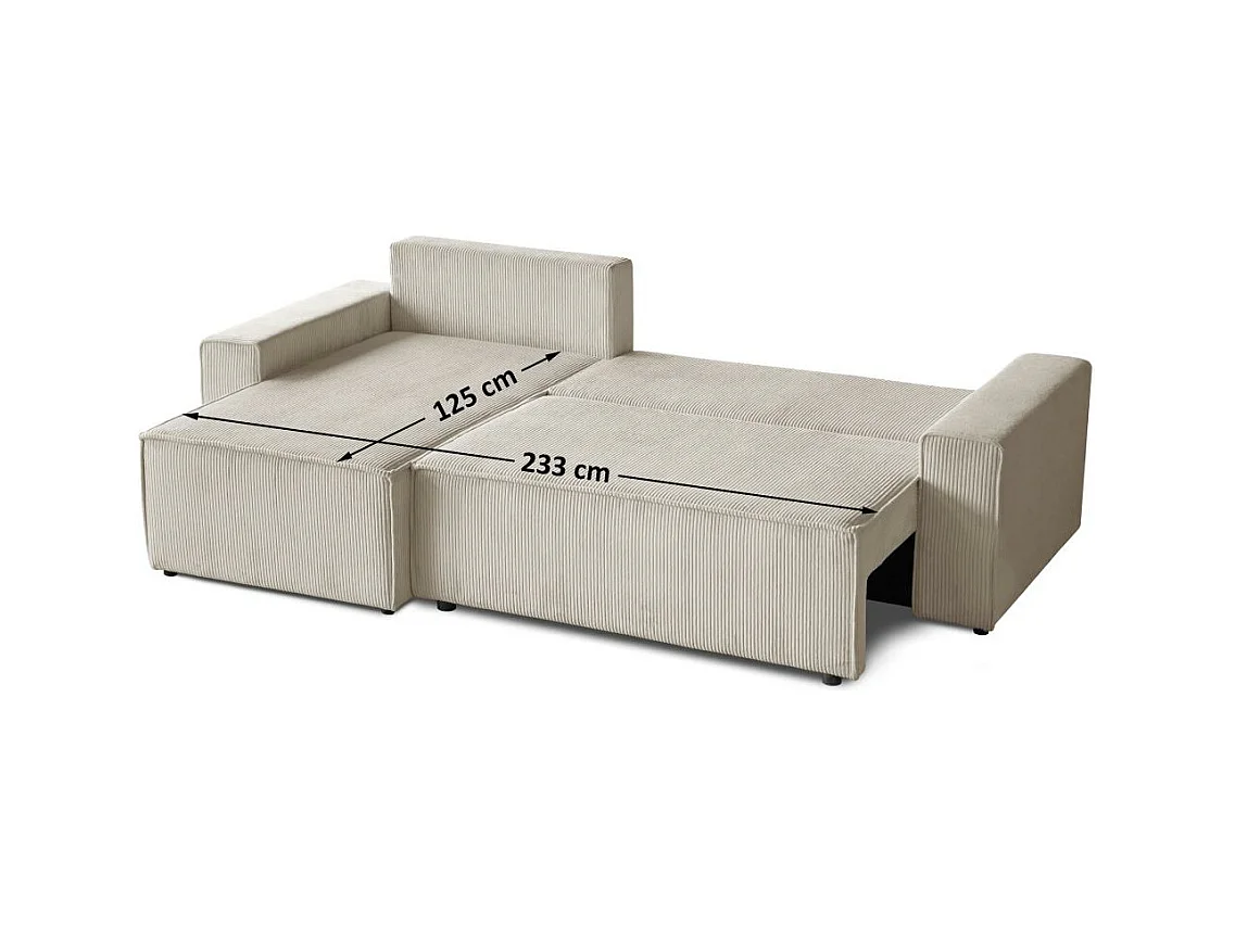 CANAPE AVEC FONCTION LIT Hektor beige