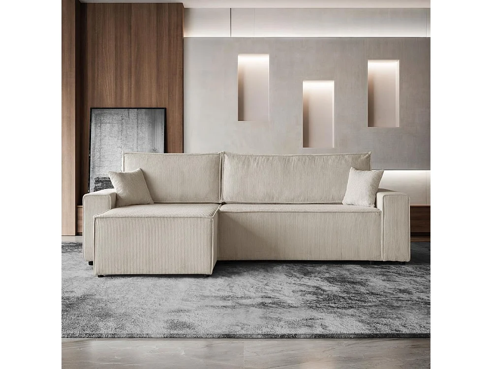 CANAPE AVEC FONCTION LIT Hektor beige