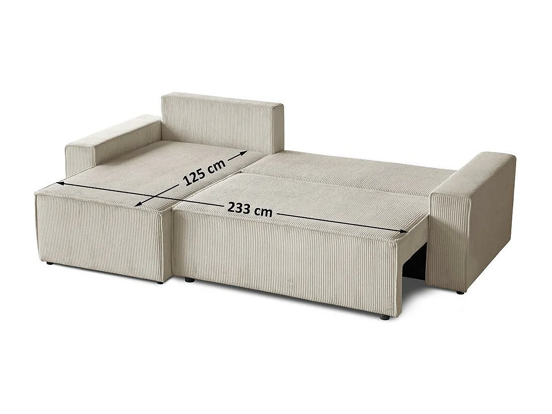 CANAPE AVEC FONCTION LIT Hektor beige