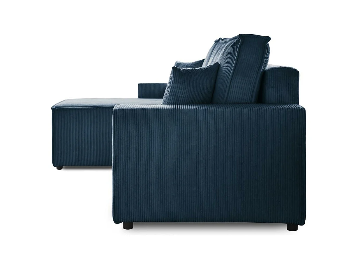 CANAPE CLOISON avec fonction sommeil Hektor bleu foncé