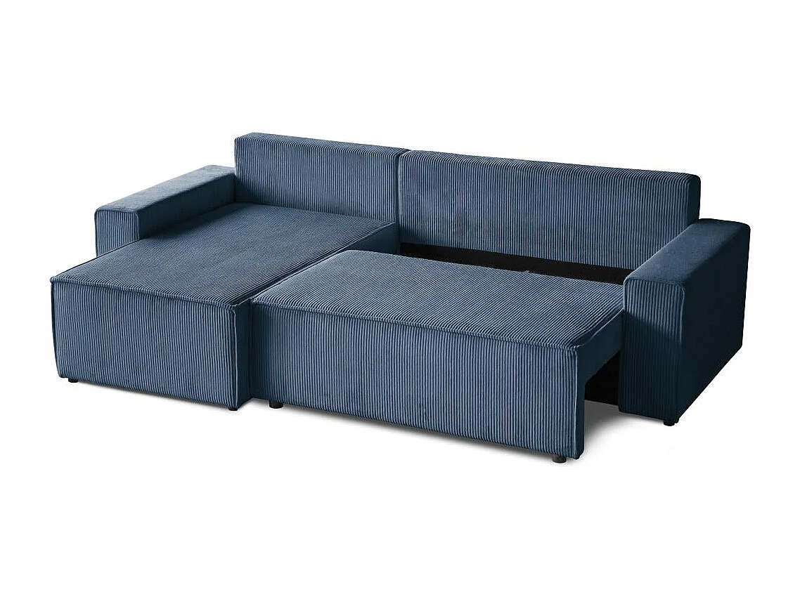 CANAPE CLOISON avec fonction sommeil Hektor bleu foncé