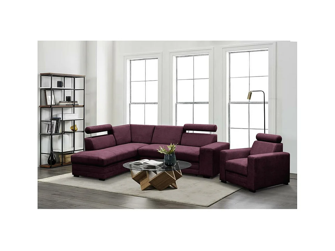 ECKSCHLAFSOFA Roma bordeaux links