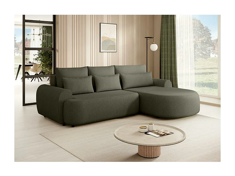 ECKSCHLAFSOFA Olivio L Olivgrün