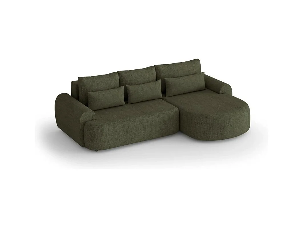 ECKSCHLAFSOFA Olivio L Olivgrün