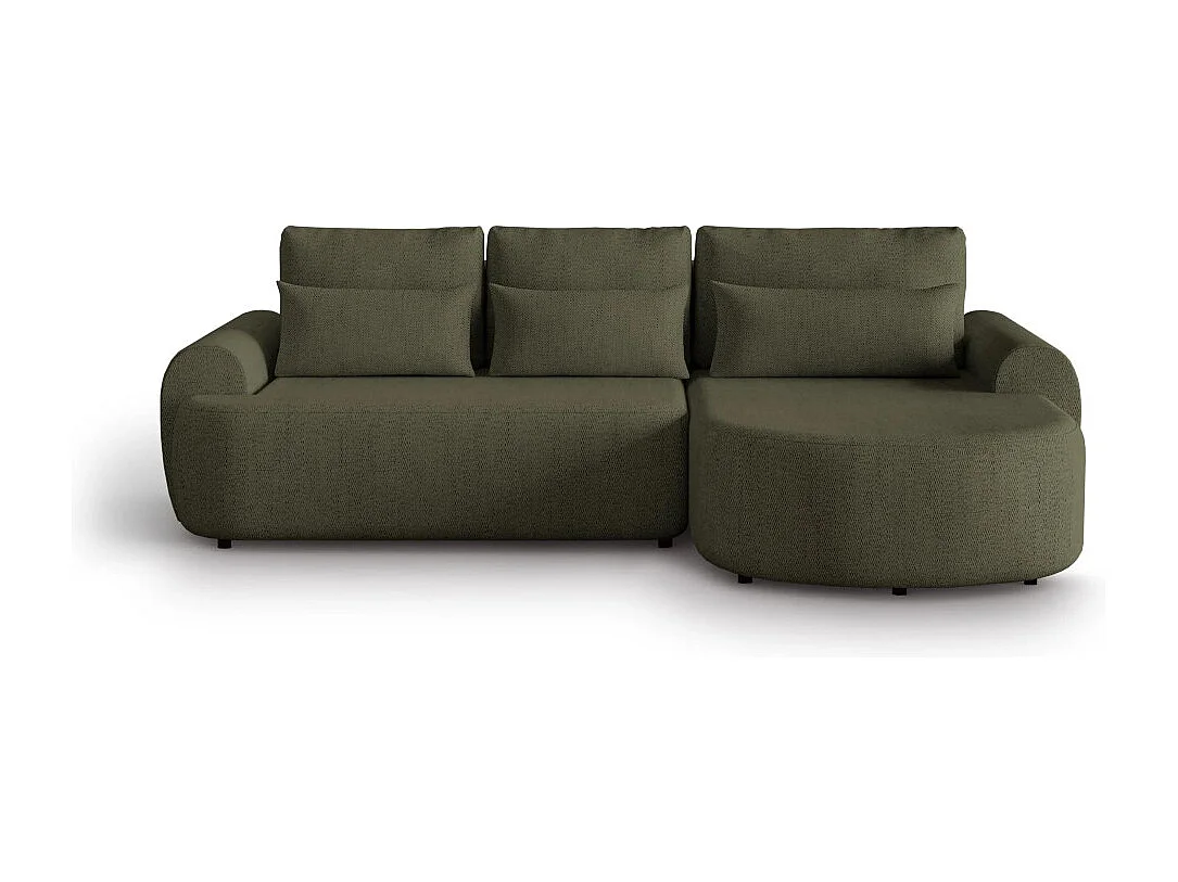 ECKSCHLAFSOFA Olivio L Olivgrün