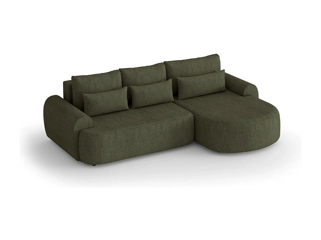 ECKSCHLAFSOFA Olivio L Olivgrün