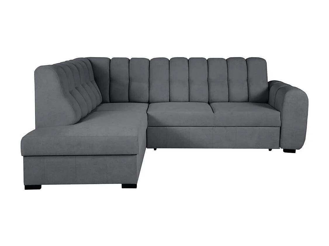 ECKSCHLAFSOFA Zoja links dunkelgrau