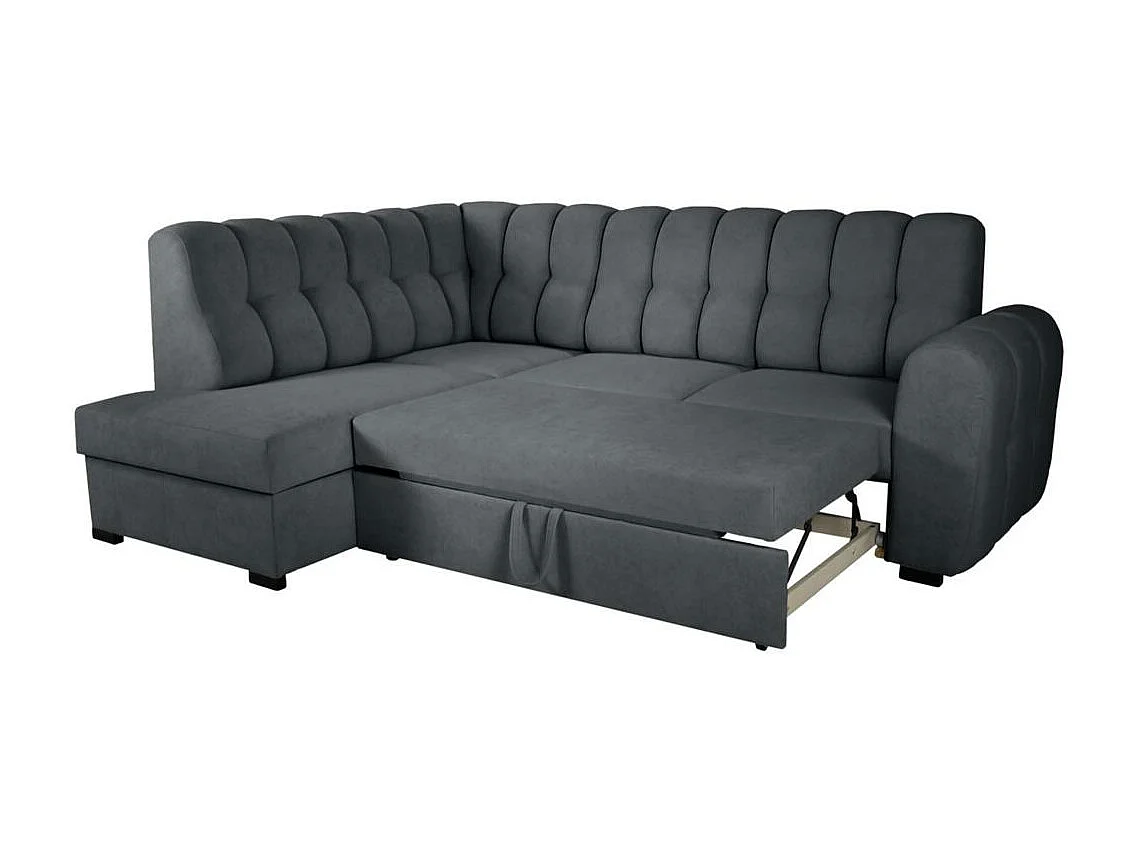 ECKSCHLAFSOFA Zoja links dunkelgrau