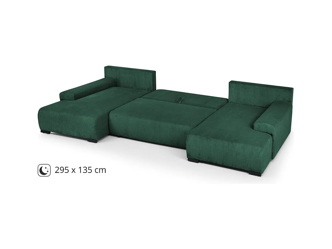 WOHNLANDSCHAFT Benny U grün