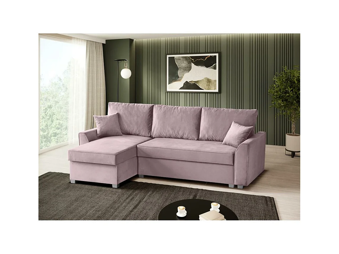 ECKSCHLAFSOFA Teramo rosa