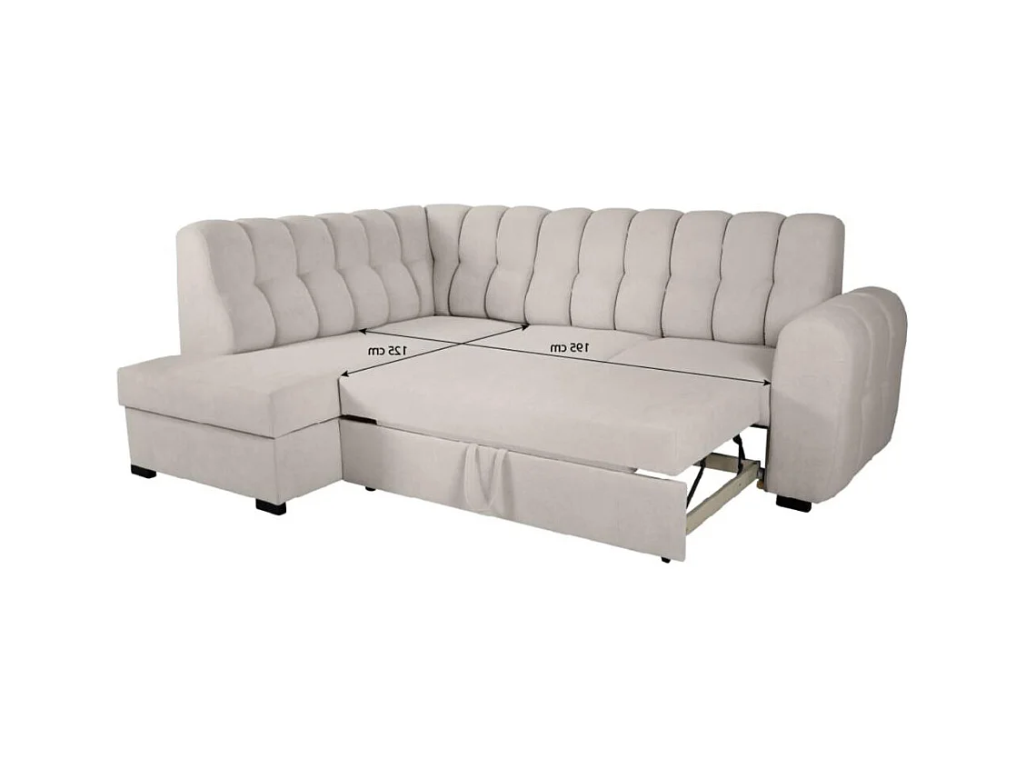 Hoekslaapbank Zoja links groen