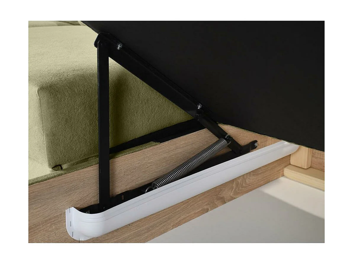 Hoekslaapbank Zoja links groen