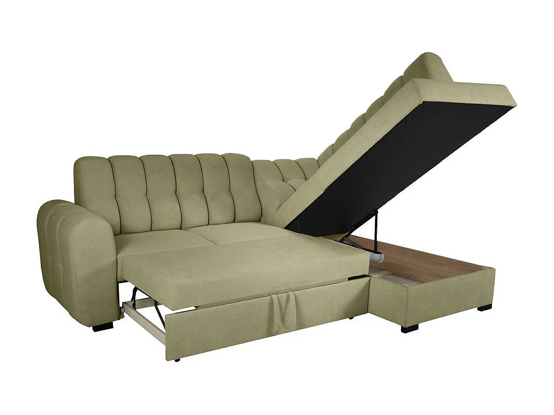 ECKSCHLAFSOFA Zoja rechts grün