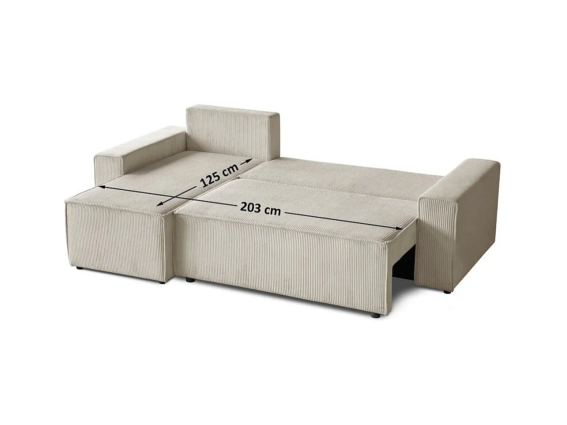 CANAPE AVEC FONCTION LIT Hektor beige