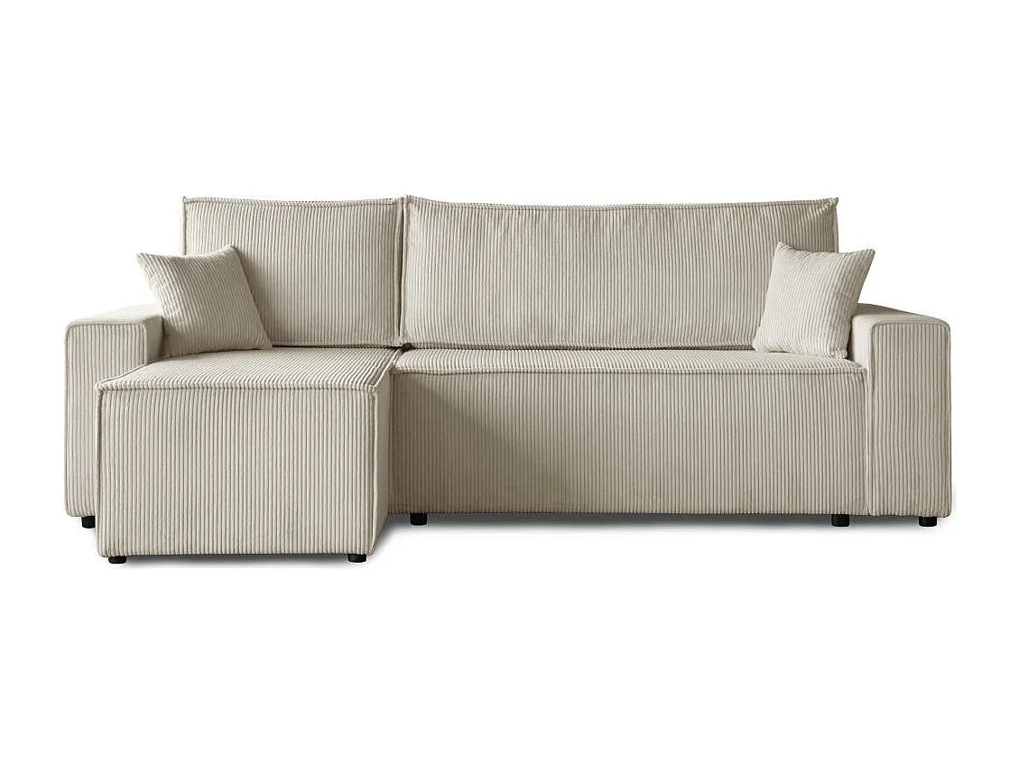 ECKSCHLAFSOFA mit Schlaffunktion Hektor beige