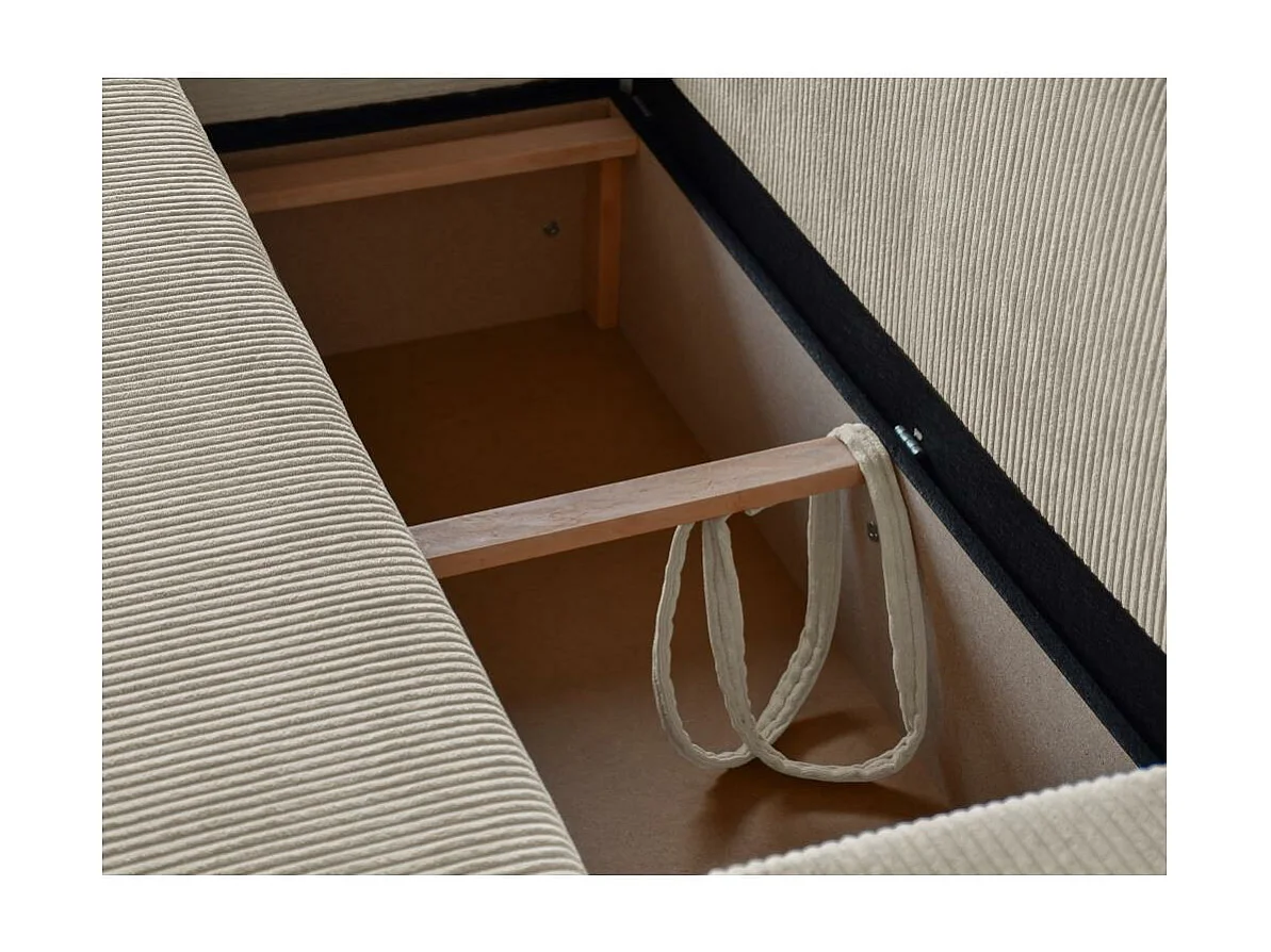 ECKSCHLAFSOFA mit Schlaffunktion Hektor beige