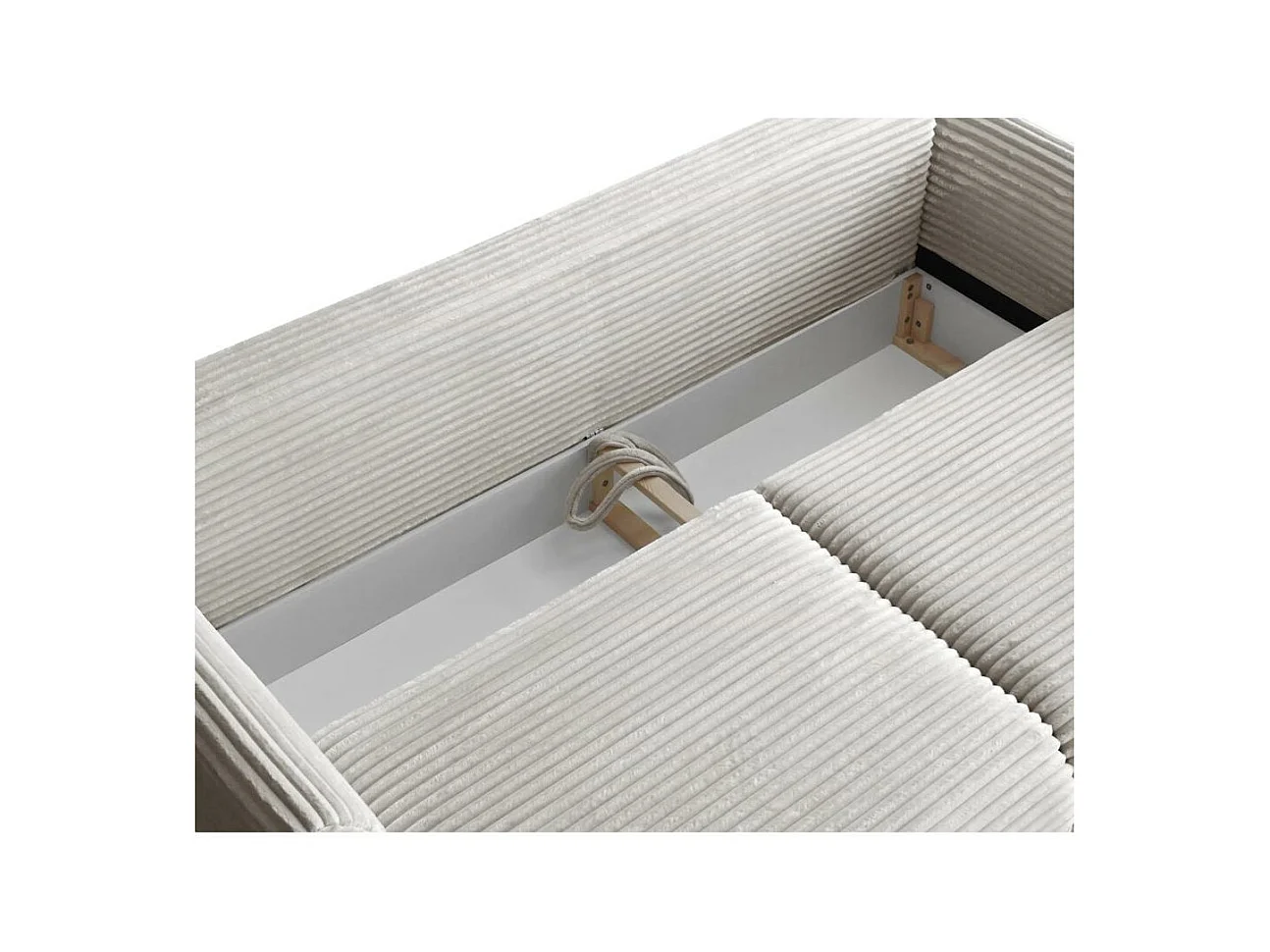 CANAPE-lit Samir 3 places beige