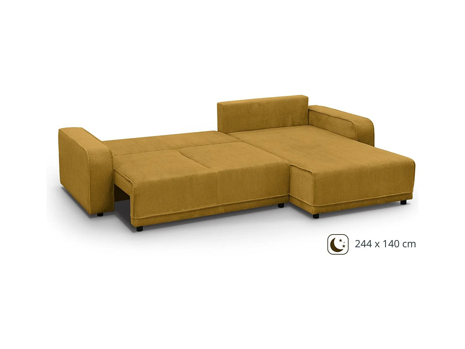 ECKSCHLAFSOFA Primo L gelb