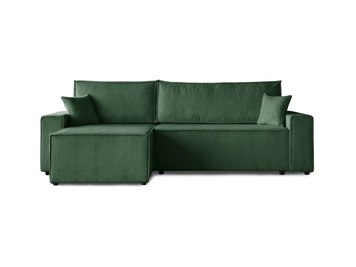 CANAPE AVEC FONCTION LIT Hektor vert foncé