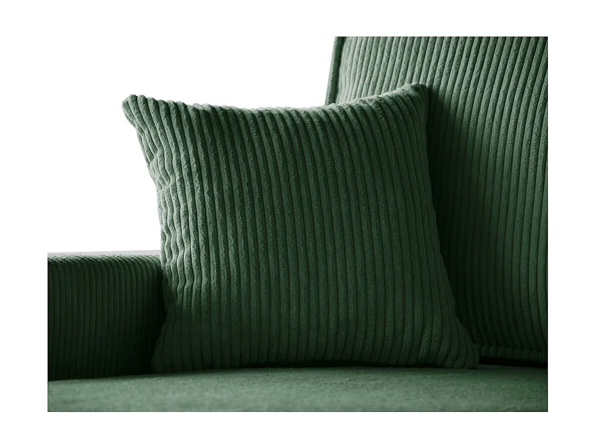 HOEKBANK met slaapfunctie Hektor donkergroen