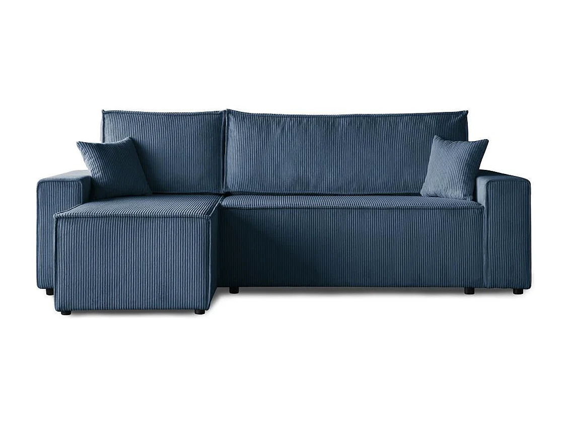 CANAPE CLOISON avec fonction sommeil Hektor bleu foncé