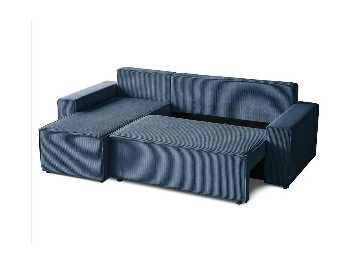 CANAPE CLOISON avec fonction sommeil Hektor bleu foncé