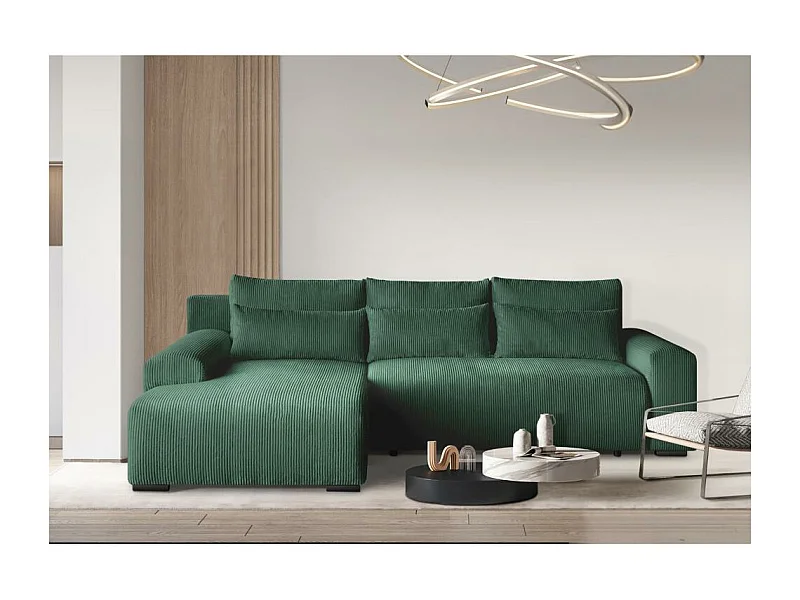 Hoekslaapbank Benny groen links