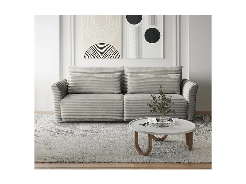 SCHLAFSOFA Samir 3-Sitzer cappuccino