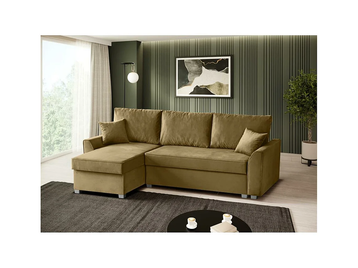 ECKSCHLAFSOFA Teramo dunkelgelb