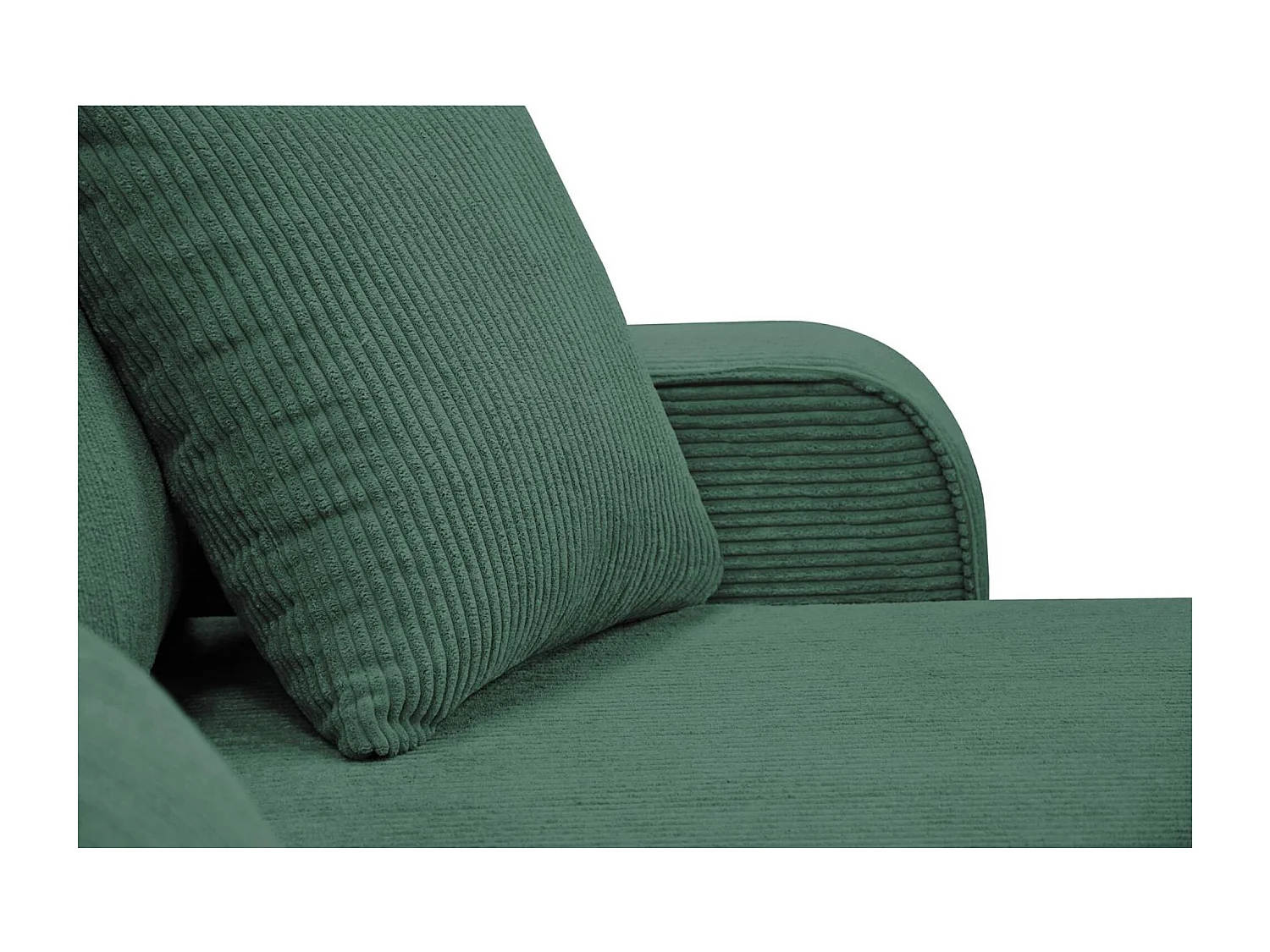 HOEKBANK Primo L donkergroen