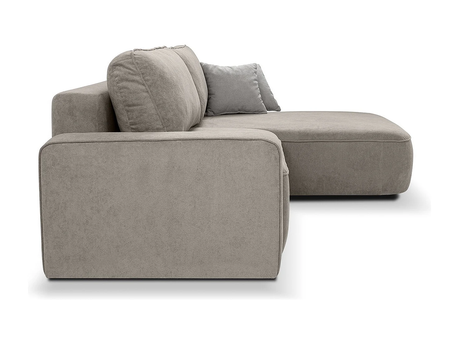 CANAPE Torre cappuccino velours droit