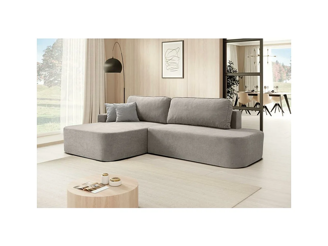 ECKSCHLAFSOFA Gavi cappuccino velours links