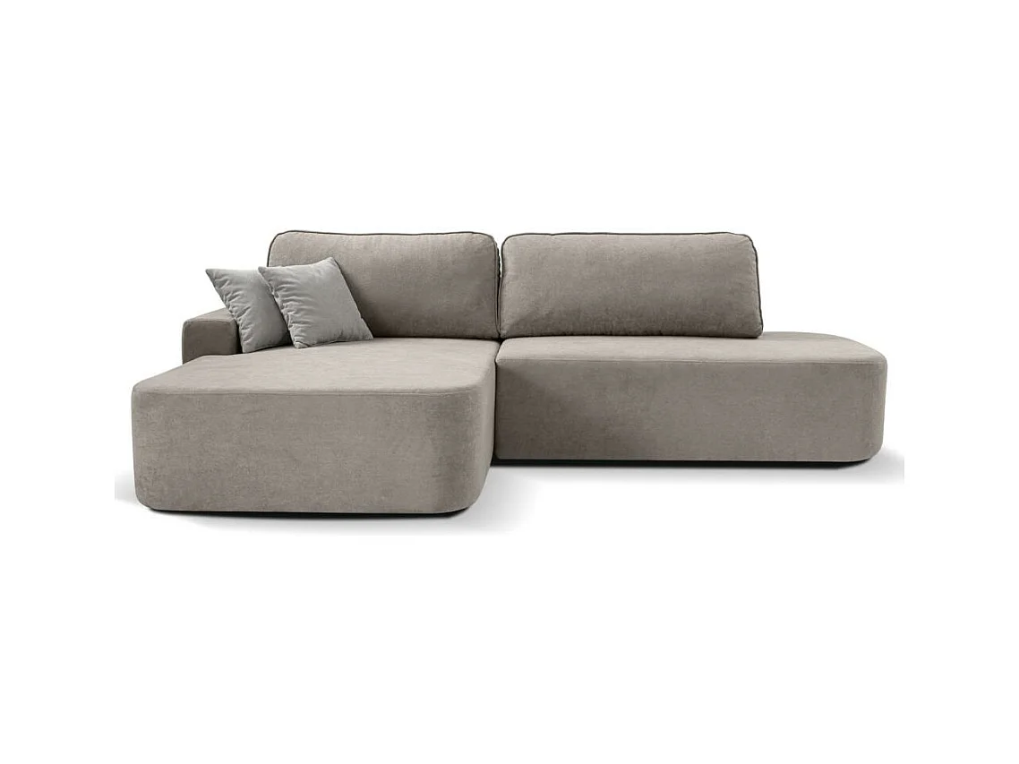 ECKSCHLAFSOFA Gavi cappuccino velours links