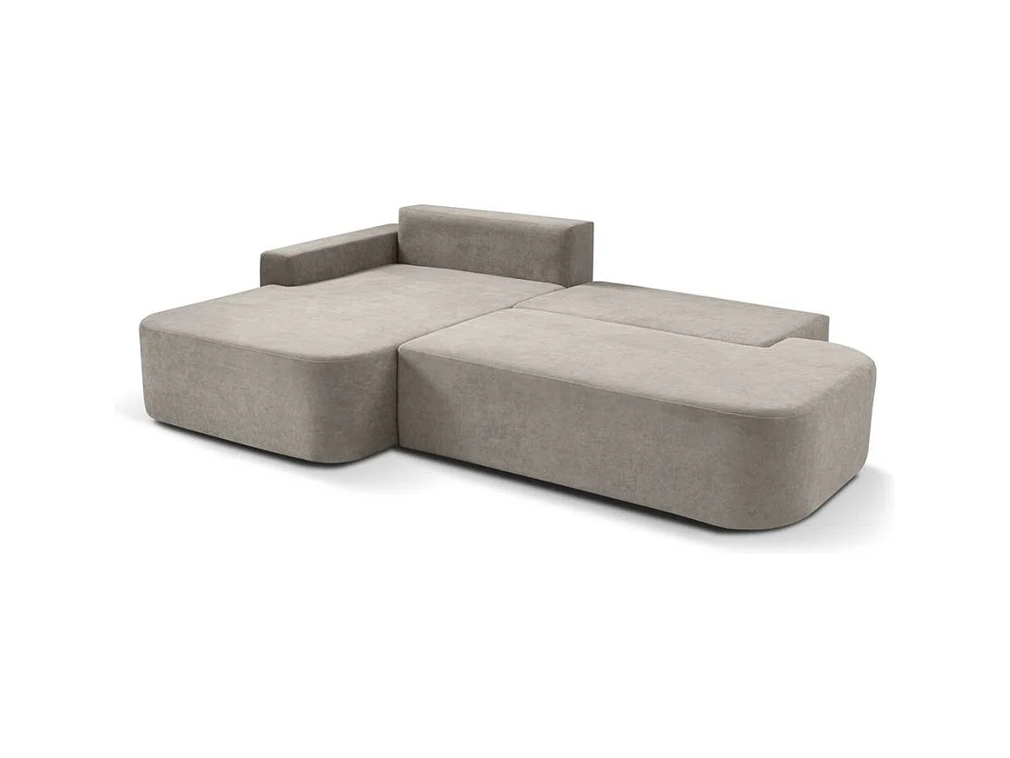 ECKSCHLAFSOFA Gavi cappuccino velours links