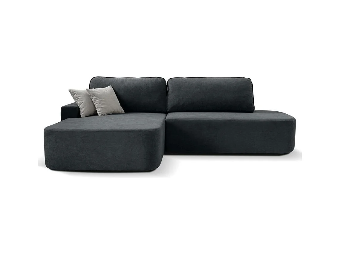 ECKSCHLAFSOFA Gavi graphit velours links