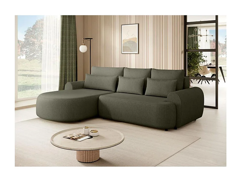 ECKSCHLAFSOFA Olivio  L Olivgrün