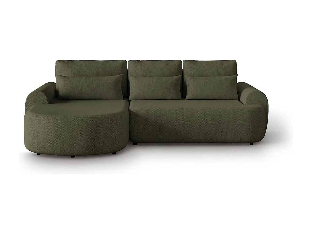 ECKSCHLAFSOFA Olivio  L Olivgrün