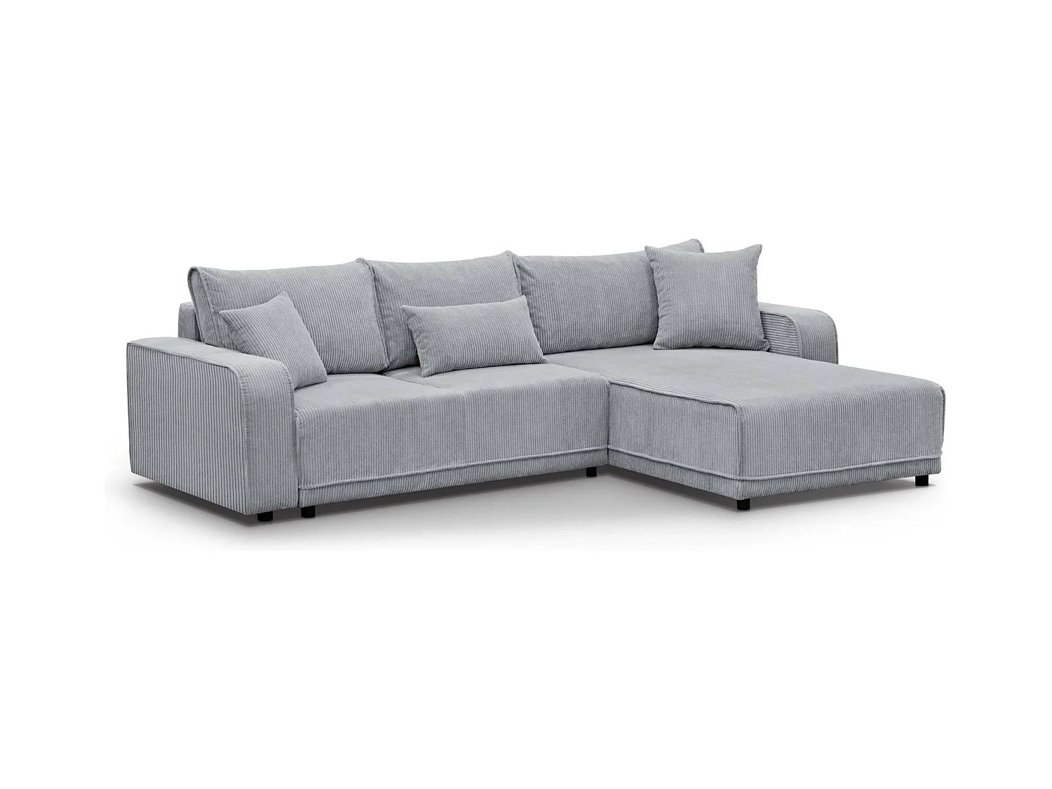 ECKSCHLAFSOFA Primo L hellgrau