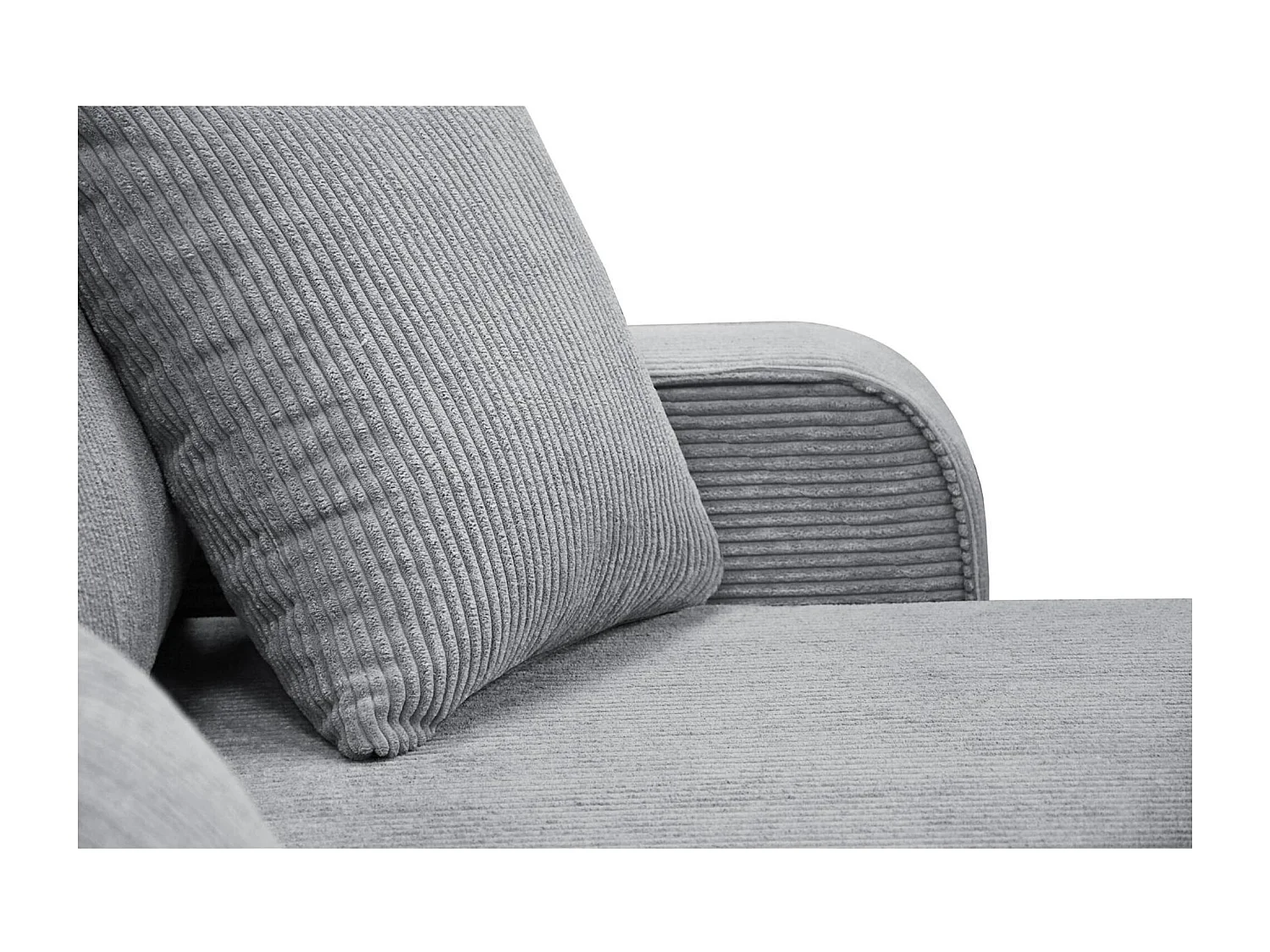 HOEKBANK Primo L lichtgrijs