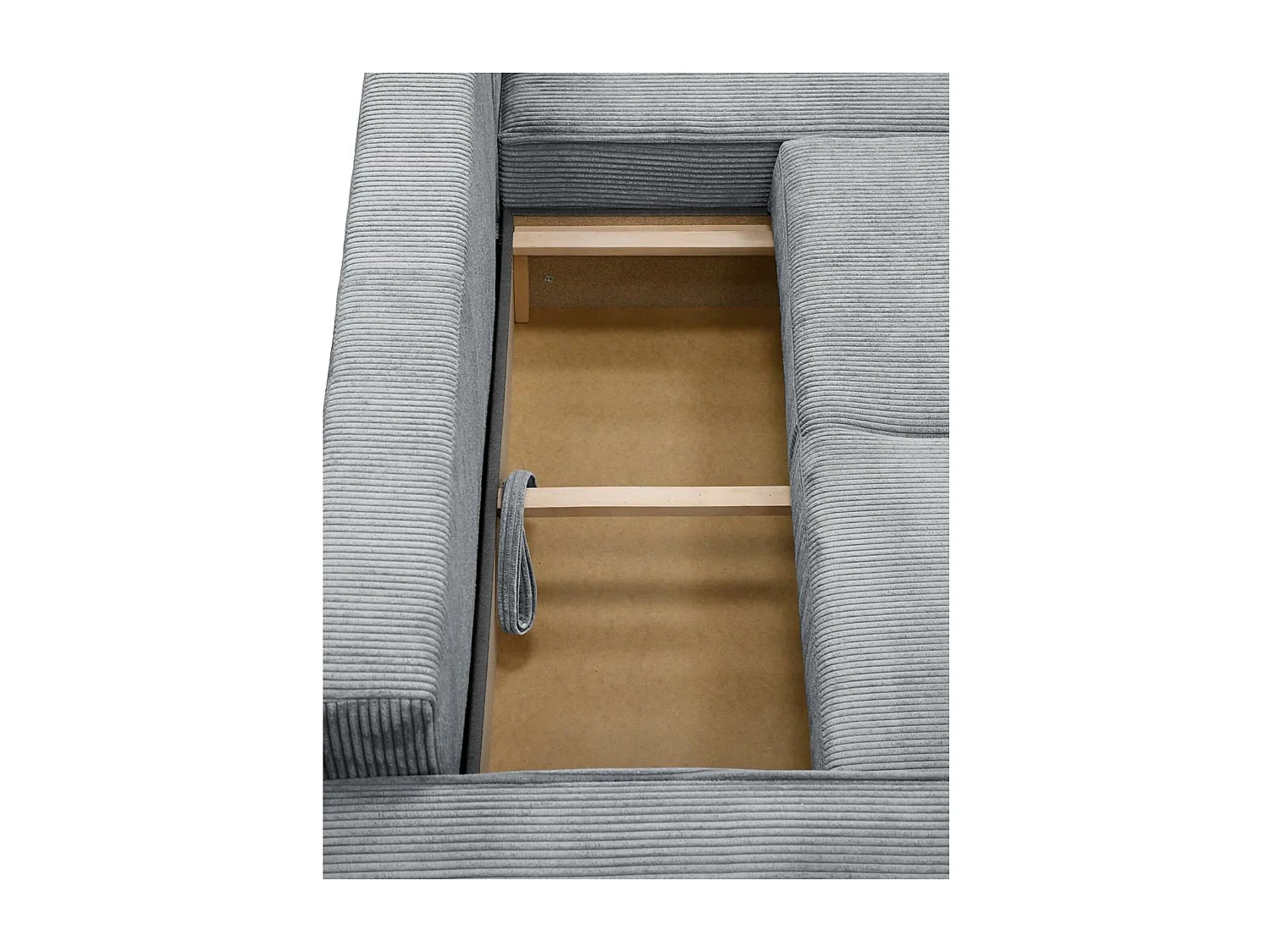 HOEKBANK Primo L lichtgrijs