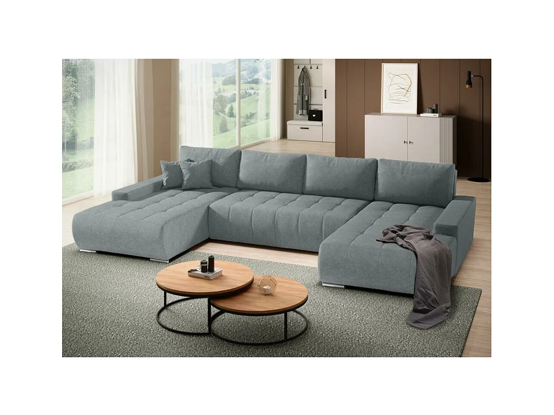 WOHNLANDSCHAFT Draco U Hellgrau.