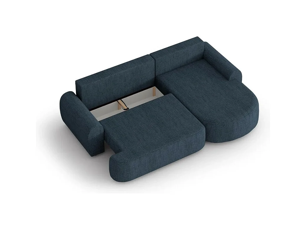 ECKSCHLAFSOFA Olivio L Dunkelblau