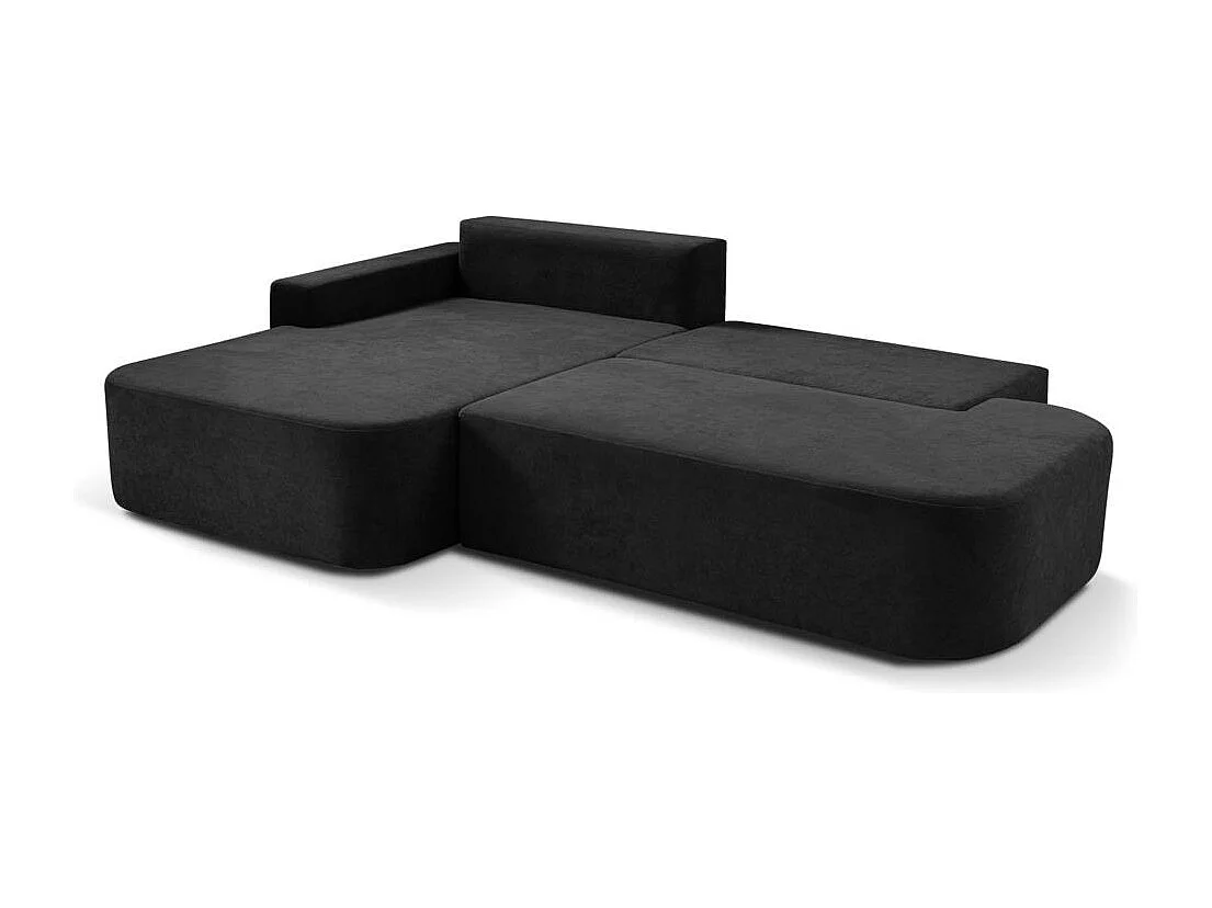 CANAPE Gavi noir velours gauche