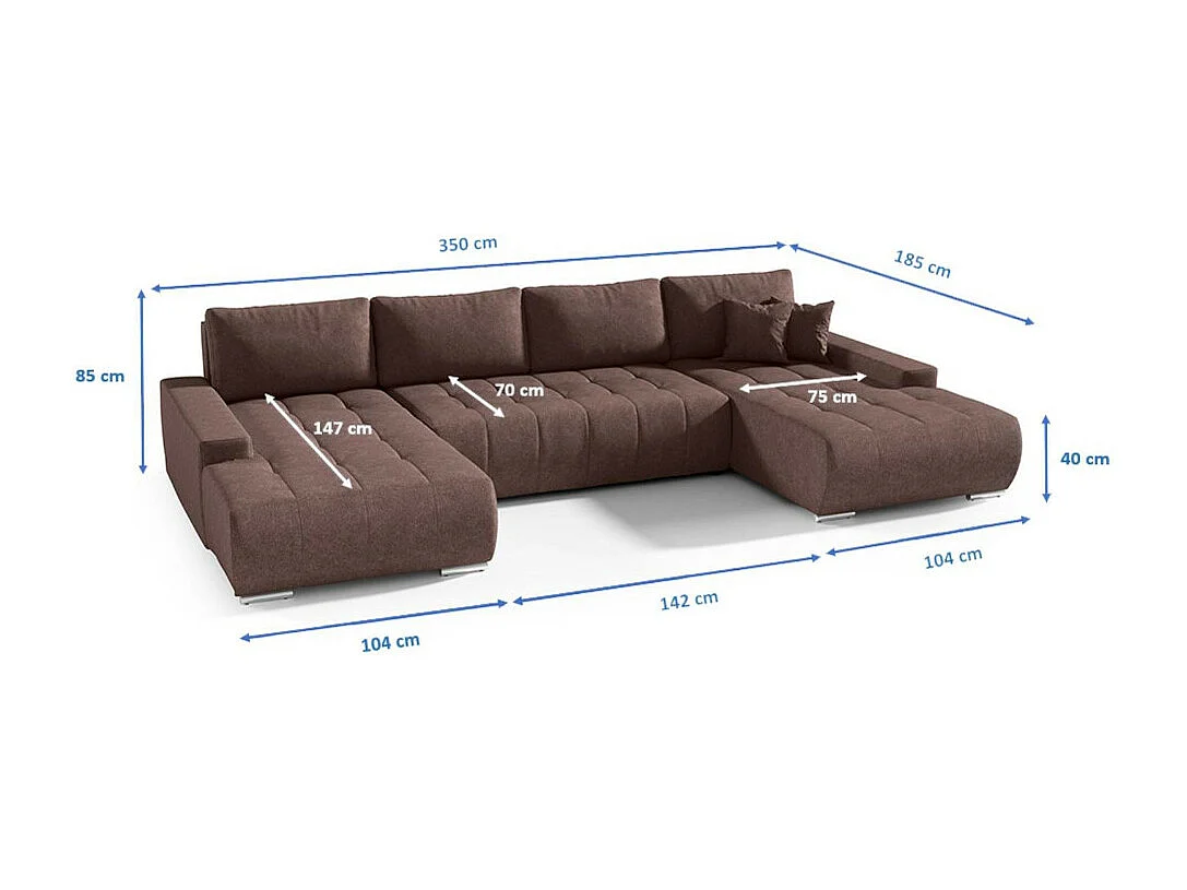 WOHNLANDSCHAFT Draco U Braun