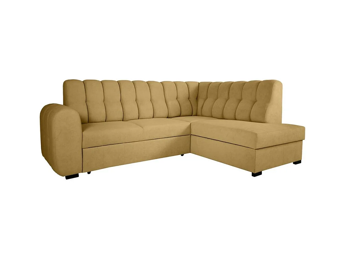 Hoekslaapbank Zoja rechts geel